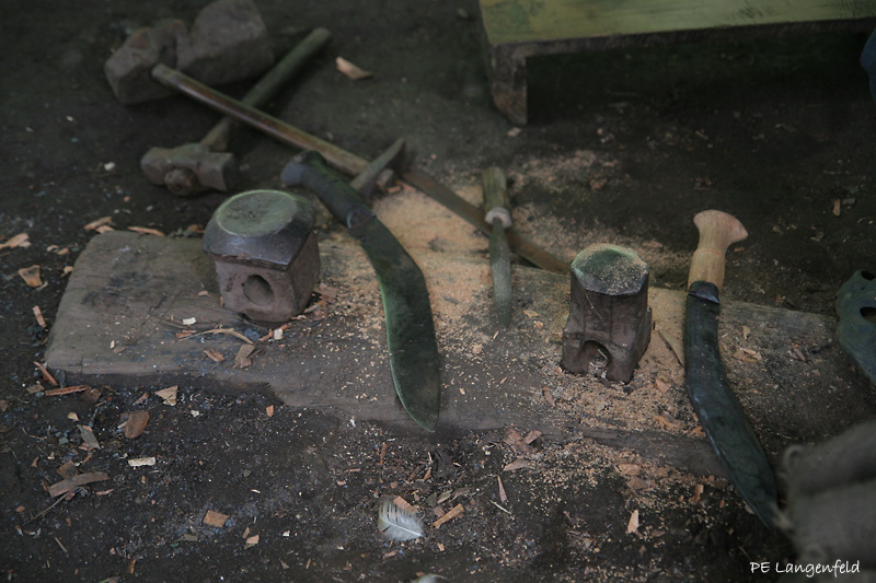 The tip of the  .. Kukri